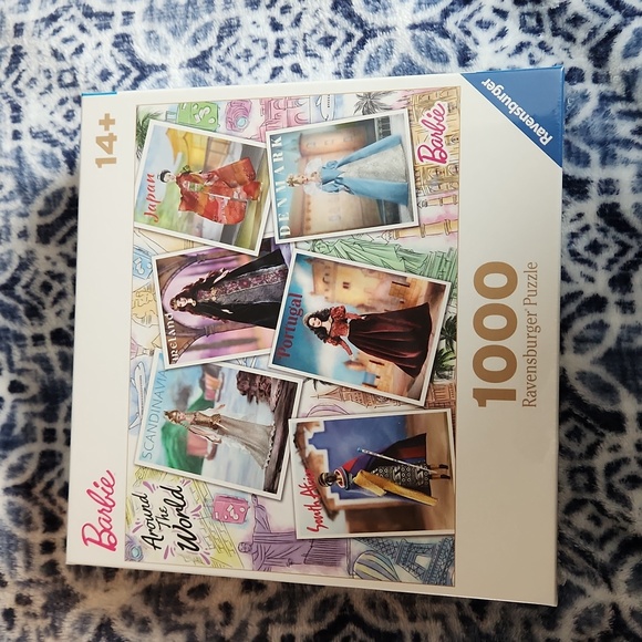 Ravensburger 1000 PC Barbie Around The World puzzle - Picture 1 of 4